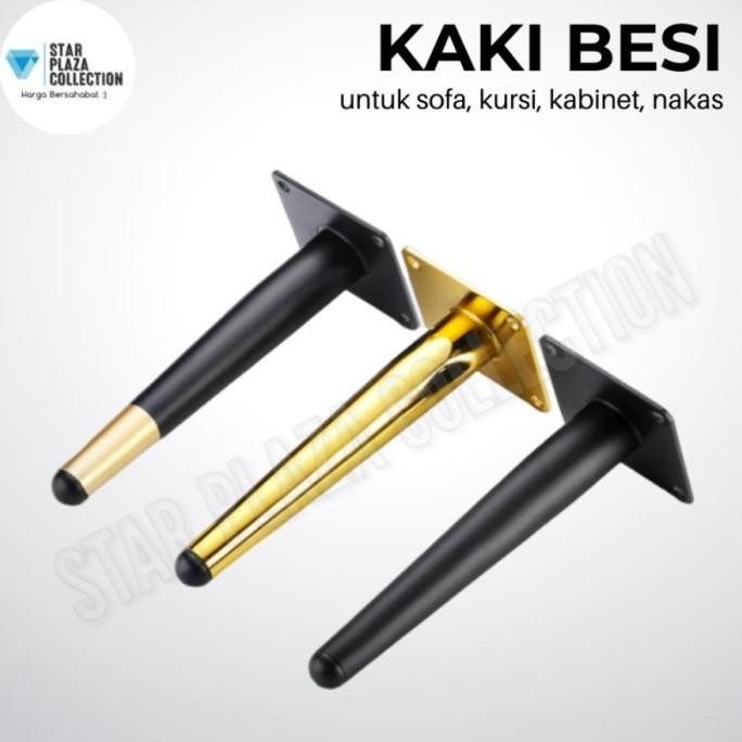 KAKI SOFA GOLD / KAKI KURSI BESI / SOFA LEG BESI MODEL SCANIA / KAKI TOKOERHAN5