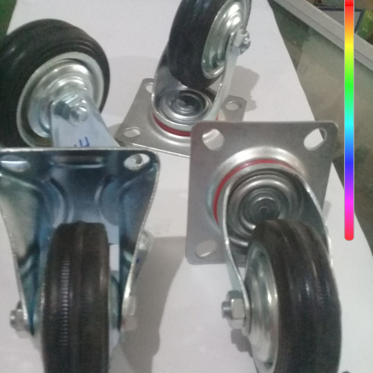 Asiya Roda Troli Roda Gerobak Roda Salon 1 Set Isi 4 Biji