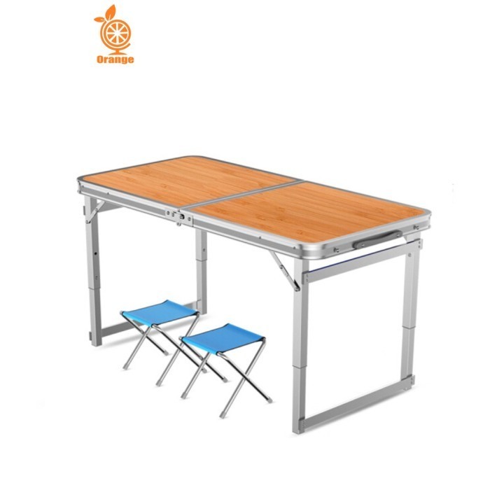Meja Lipat Dengan Kursi Meja Portable Kaki Kotak Meja Koper Meja