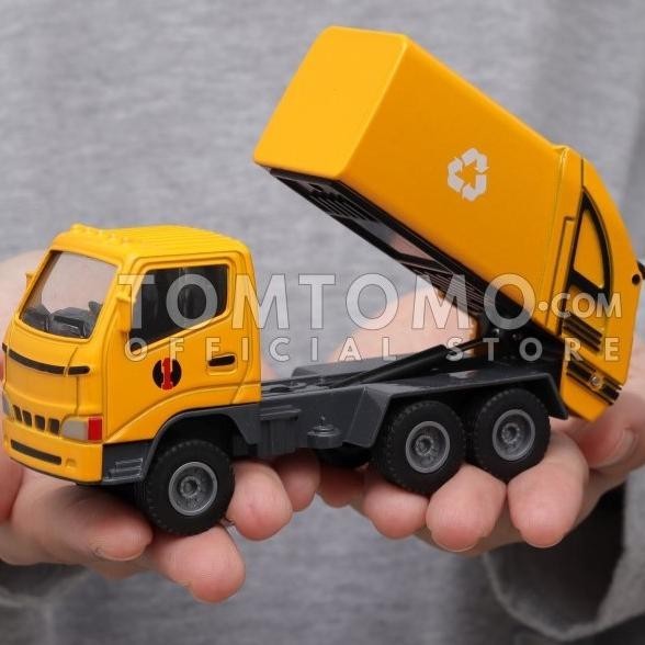Tomtomo Garbage Truck M Diecast Miniatur Mobil Mobilan Trash Truk