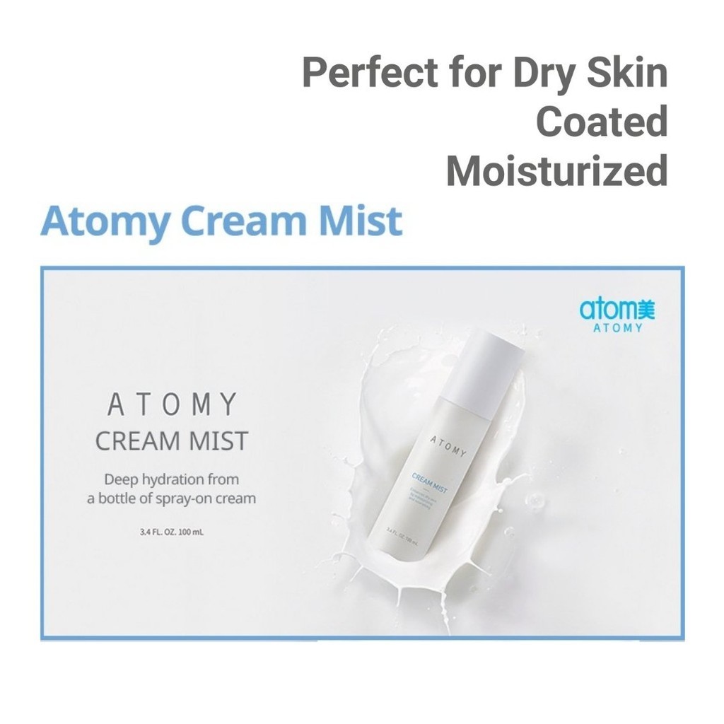 Atomy Cream Mist Hidrasi Kulit Lelah Kusam, Nutrisi & Pelembab