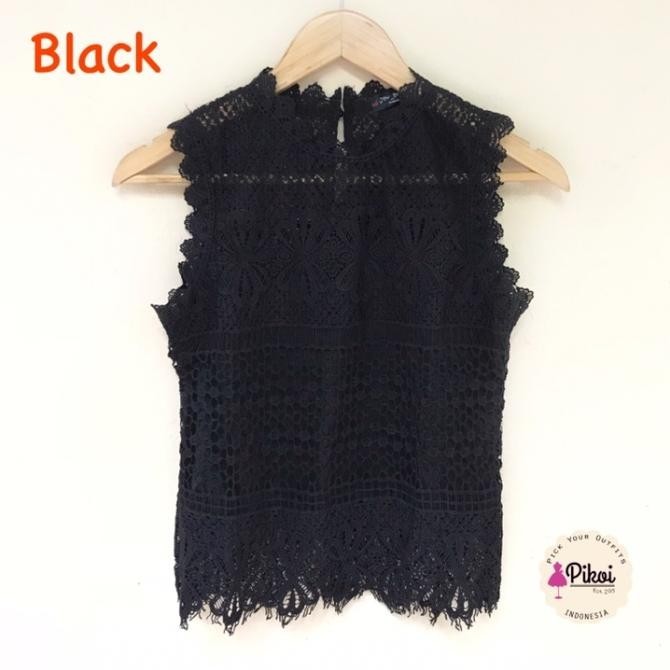 Best Seller Baju Brukat Impor / Atasan Wanita Brokat Import Murah Baju Imlek Merah Berkualitas