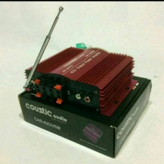 Power Coustic Audio Ca-100 Usb Mmc Sd 4 Channel Coustic Audio Ca-100