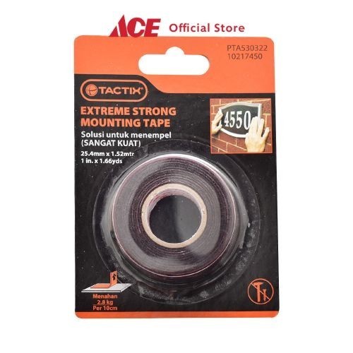 

Ace - Tactix Mounting Tape Outdoor 1.5 Mtr