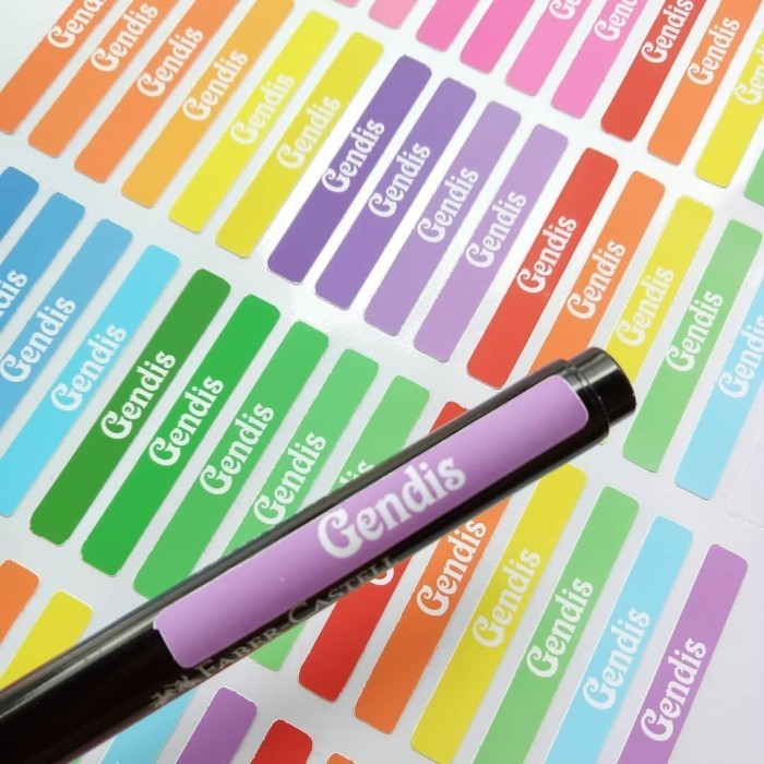 

Stiker Label Pensil
