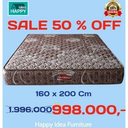 SALE 50% OFF ! Springbed Murah Springbed Bigland Full Per Springbed Olymbed Dijamin Ori 100 % Garans