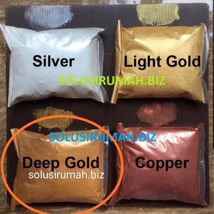 

*#*#*#] PEWARNA EMAS POWDER GOLD TUA POWDER IMPOR BROWNMAS / gram
