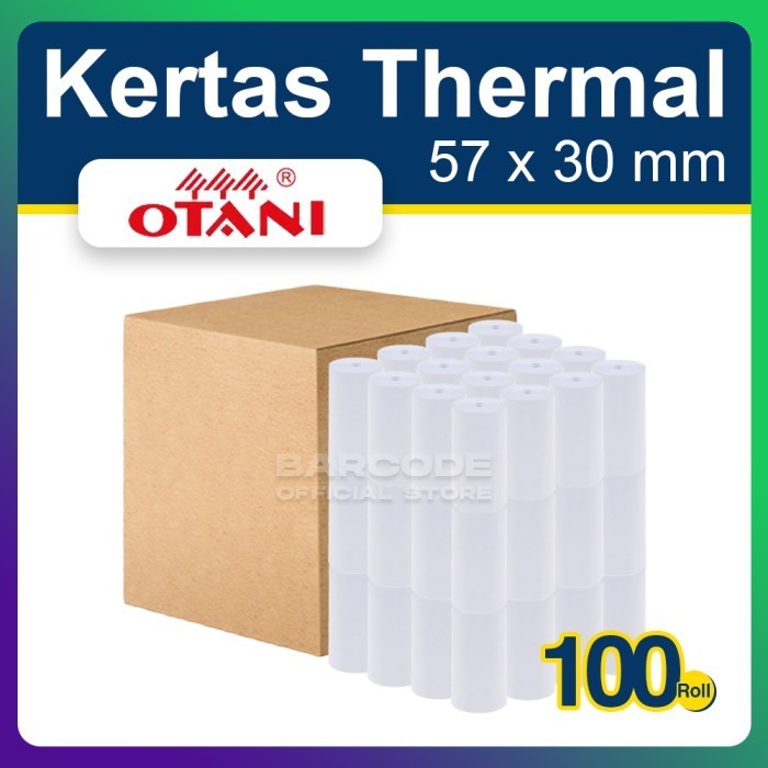 

Dus Kertas Struk Thermal Otani 57x31 57x30 Termal Coreless Tanpa Core