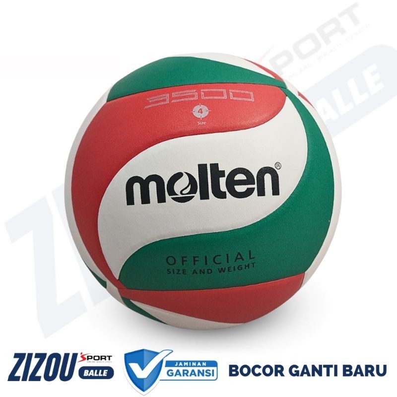 Bola Volly voli Original MOLTEN 3500 Indoor/outdoor Size 4