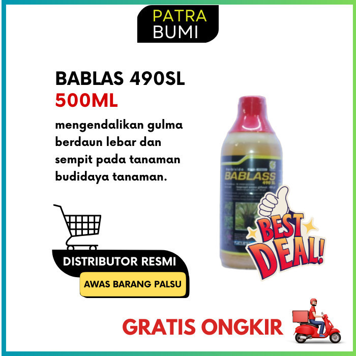 Bablas 490Sl Herbisida 500Ml Produk Asli Pabrik