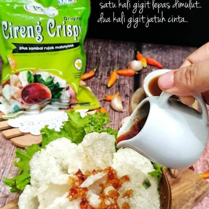 

Cireng Crispy Shaza Original dengan Sambal Bumbu Rujak Cireng