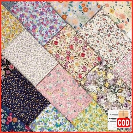 Tarbaru Kain Murah Kiloan Motif 1Kg Dapat 6 - 7 Meter Cocok Untuk Tunik Dres Gamis Kebaya Dll / Fajr