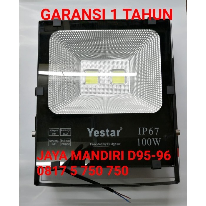 Lampu Sorot Led 100 Watt 100 W 100Watt Outdoor Ip67 2 Mata Yestar Ori