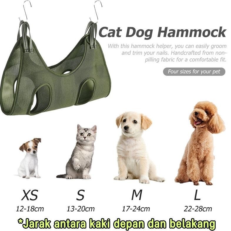 Pet Grooming Hammock Pet Hammock Tempat Tidur / Grooming Hammock Kucing Flash Sale
