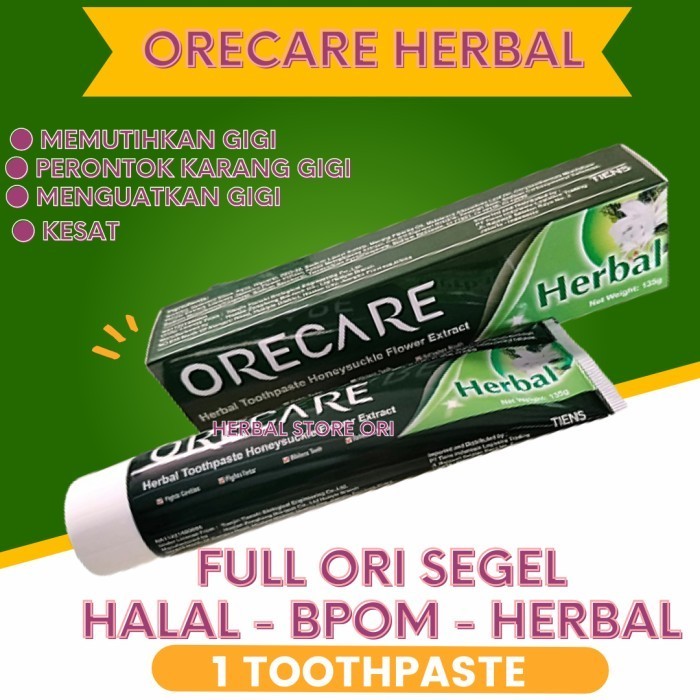Odol Pemutih Dan Ghilang Karang Gigi Pasta Gigi Orecare Orecare