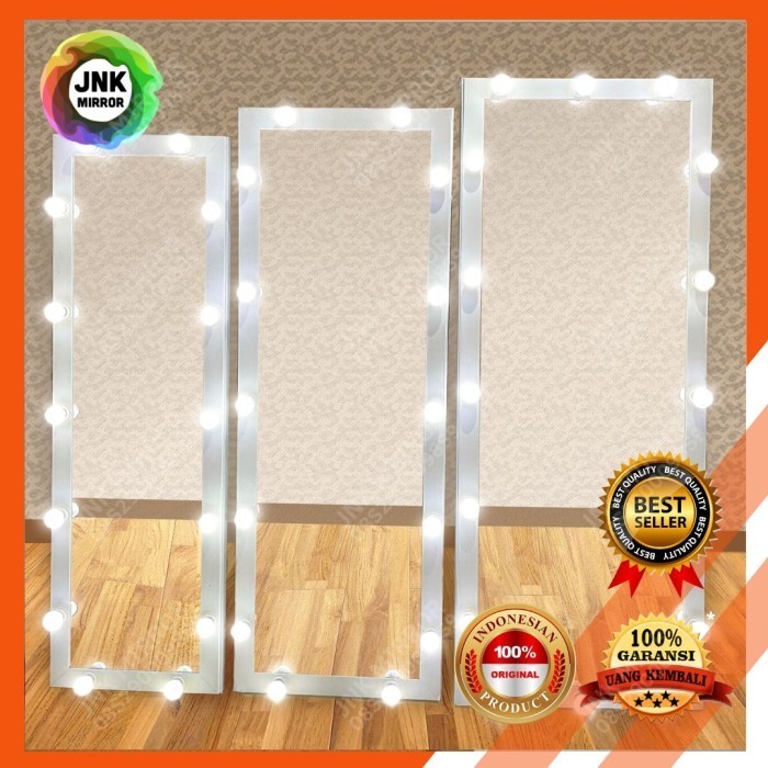 Ready cermin rias LED lampu kaca dinding berdiri