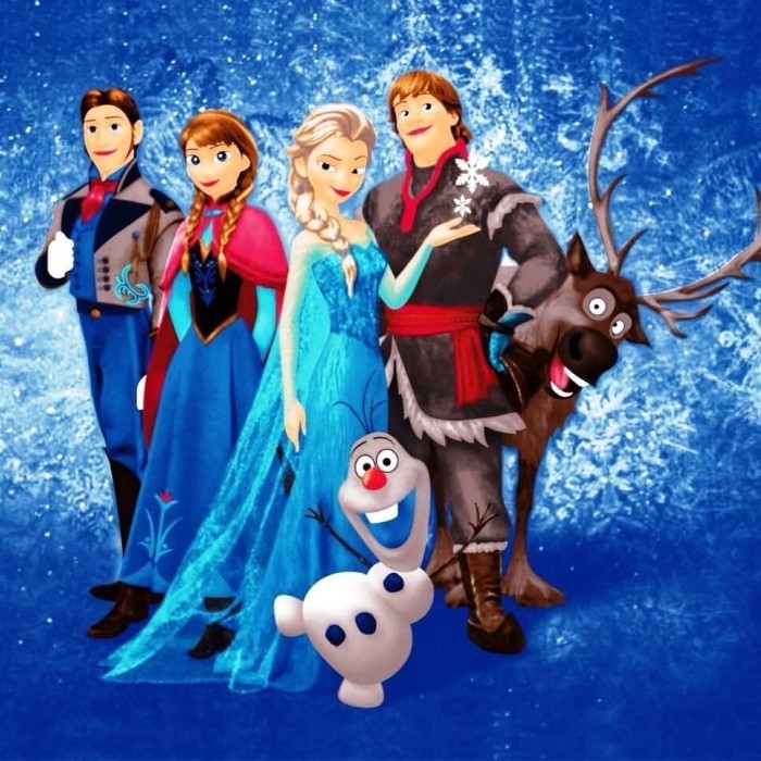 Ready selimut bulu frozen olaf