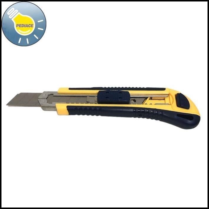 

TERBARU PISAU CUTTER 18MM 3 BLADES AUTO-LOAD LAKONI PRO 101003 JETJO TOOLS !!!