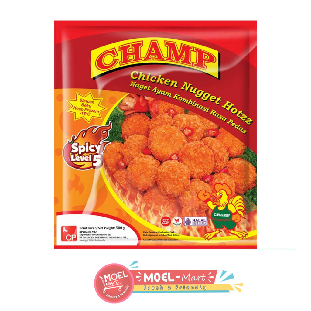 

CHAMP NUGGET HOTZZ 500GR