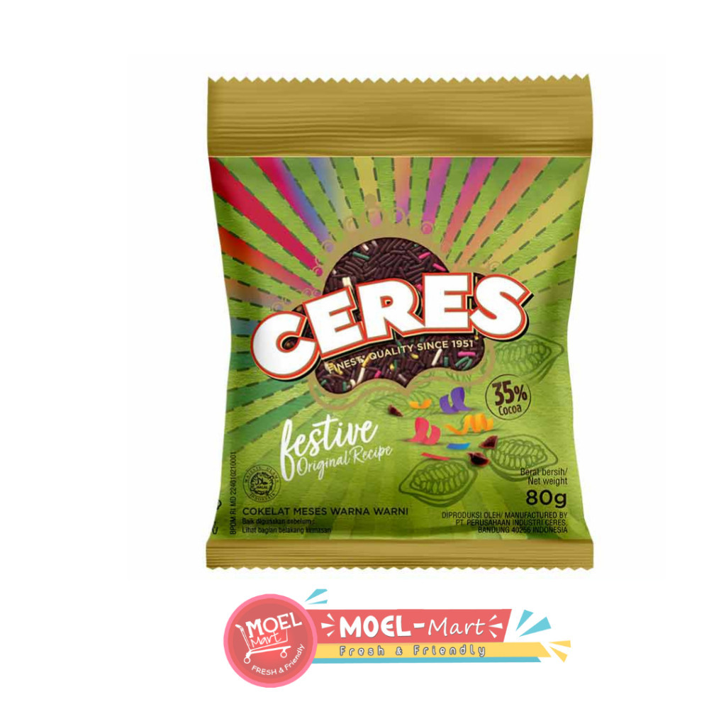 

CERES Hagelslag Festive 80gr