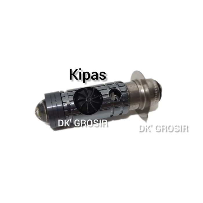 Terbaru New Ibright Lampu Depan Led Laser H6 Ac Dc Kipas Plus Senja Rgb Bergaransi
