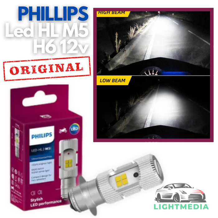 Terbatas Lampu Motor Phillips Led M5 H6 Lampu Led Motor Murah