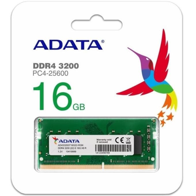 Adata DDR4 16GB 3200Mhz SODIMM PC4-25600 DDR4 3200 16GB RAM for Laptop