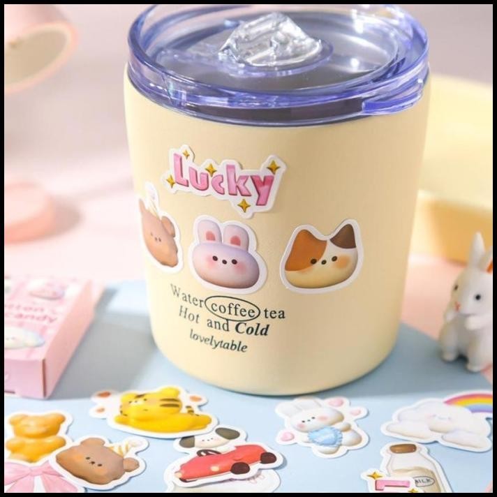 

HOT DEAL 50PCS STIKER MARSHMALLOW UNTUK DEKORASI JURNAL / SCRAPBOOK DIY !!