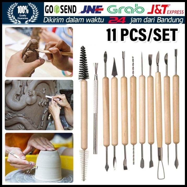 

TERMURAH ALAT SCULPTURE UKIR ALAT CLAY MODELLING CRAFT TOOL POTTERY SOFT CLAY !!