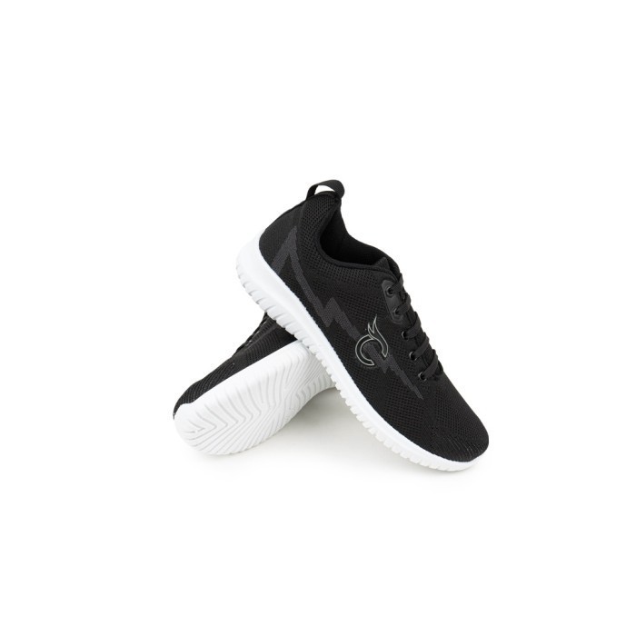 Sepatu Ardiles Courtney Roger Hitam Putih- Fashion Casual Pria
