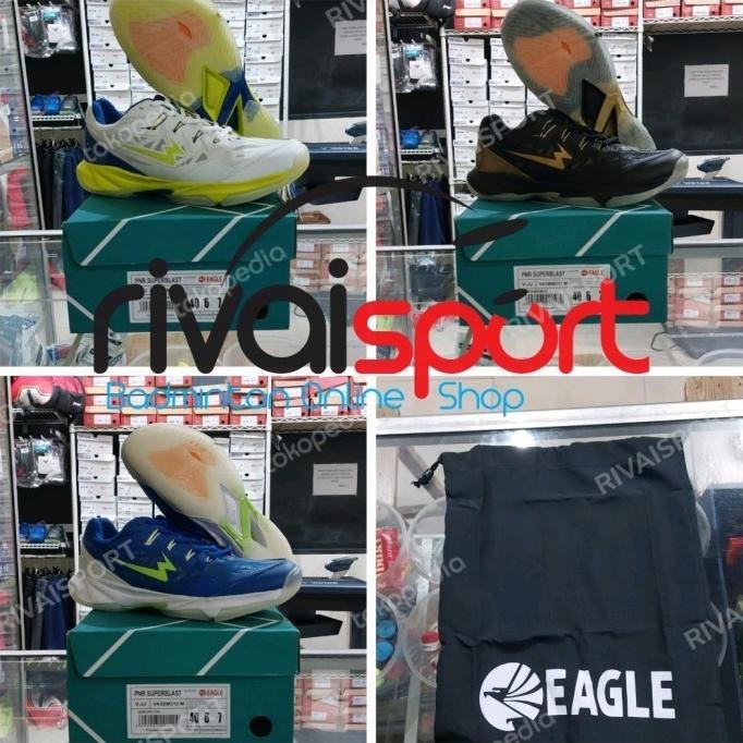 TERBARU  SEPATU EAGLE BADMINTON PNR SUPERBLAST READY KALYNAKEIKO