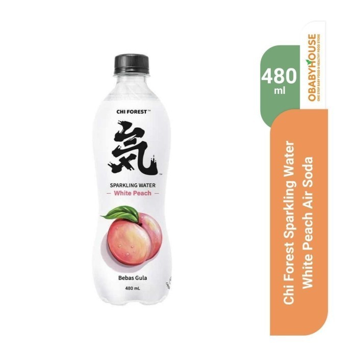 

Akko - Chi Forest Sparkling Water White Peach Air Soda 480 Ml