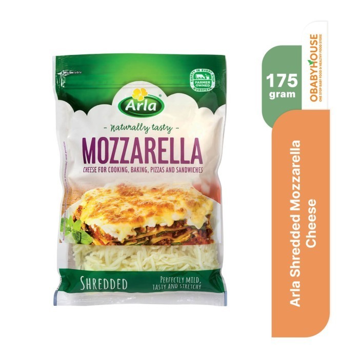

Akko - Arla Shredded Mozzarella Cheese 175 Gr