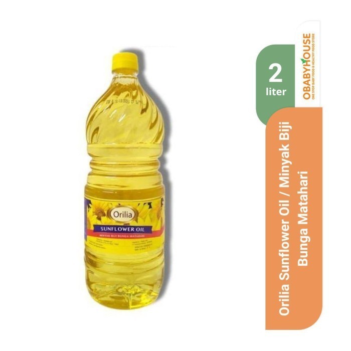 

Akko - Orilia Canola /Sunflower Oil / Minyak Bunga Canola - Matahari 2 L