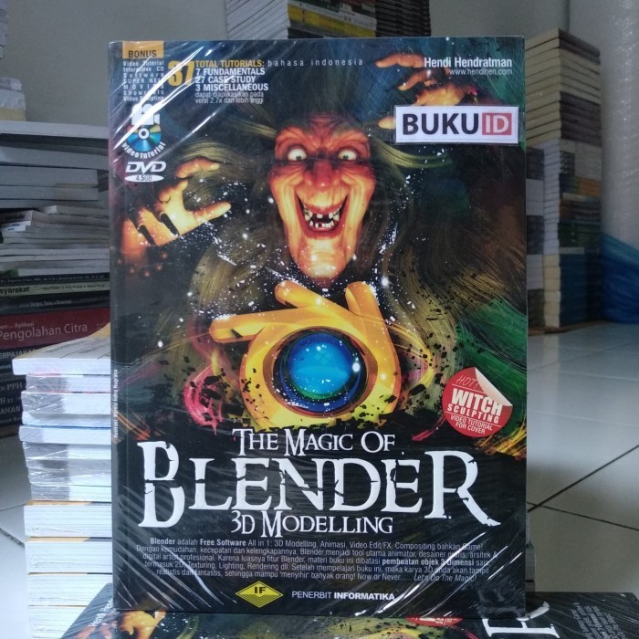

Buku The Magic Of Blender 3D Modeling 37 Total Tutorial + DVD