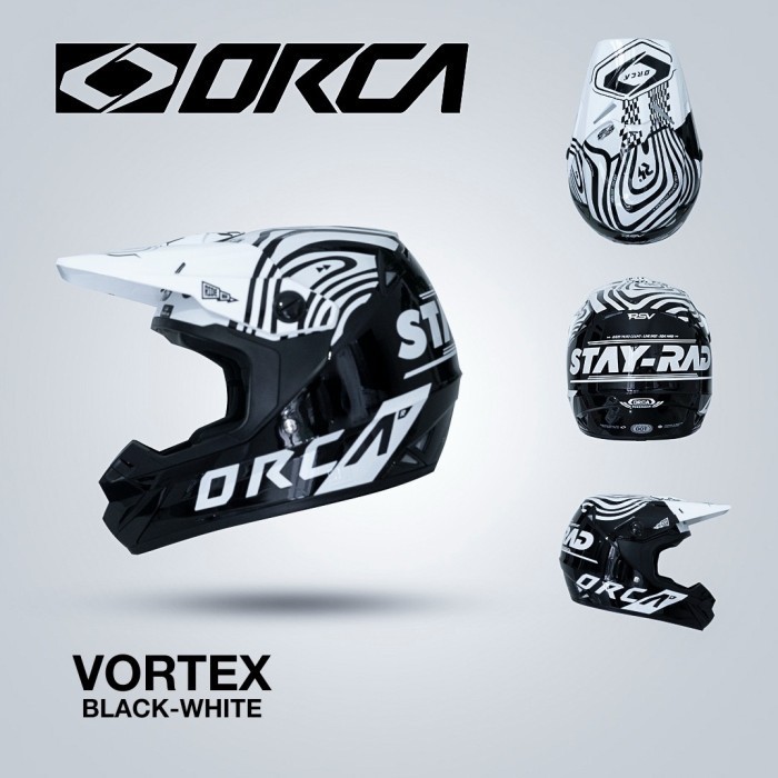 Helm Cross/Supermoto Rsv Orca Rebel-R / Rebel R