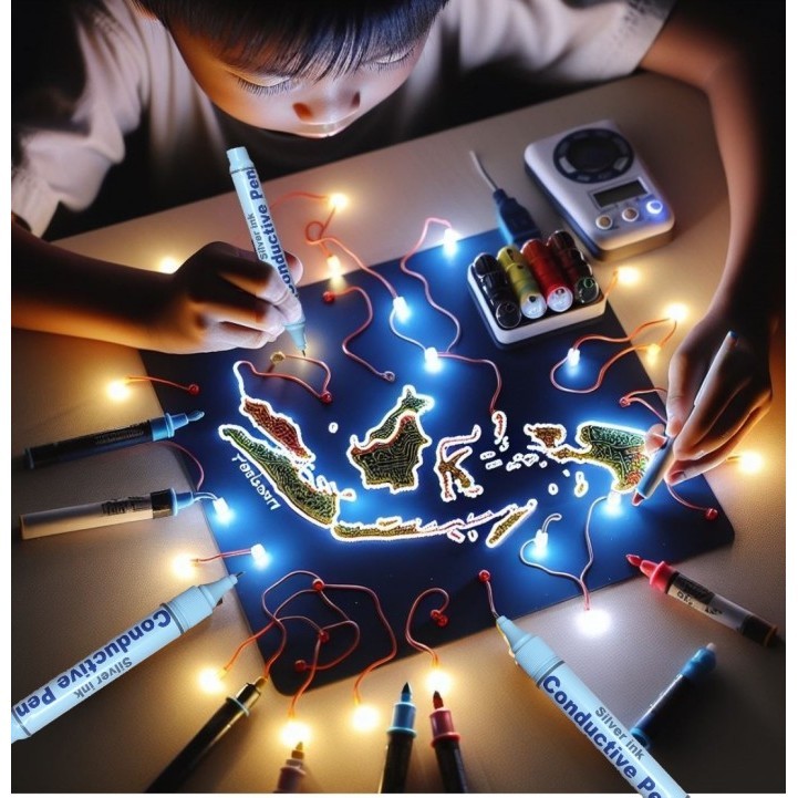 

Silver Conductive Pen / Iron Pen ,Penyambung Jalur Pcb