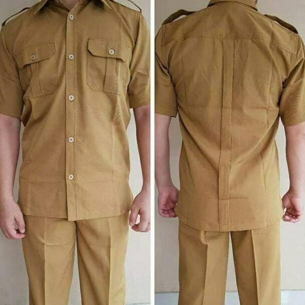 Seragam Pns Seragam Pemda Pria Khaki  Baju Guru