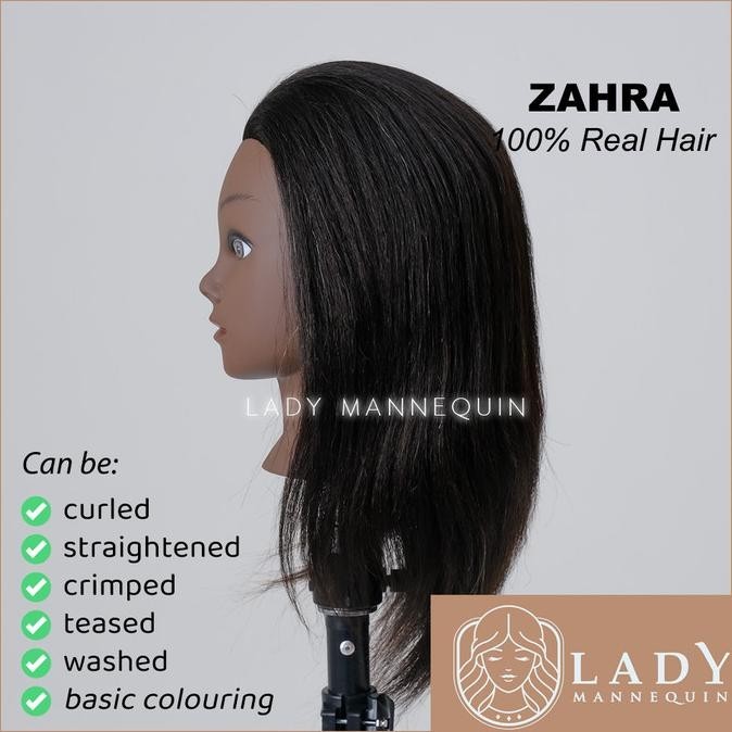 Kepala Patung Rambut Manekin Rambut Sanggul Salon Manekin