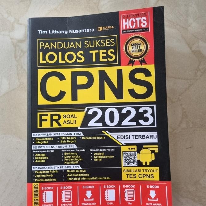 

Buku Panduan Sukses Lolos Tes CPNS 2022 CPNS 2023