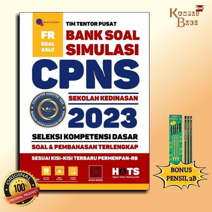 

BUKU BANK SOAL SIMULASI CPNS SEKOLAH KEDINASAN 2023 SKD TERLENGKAP