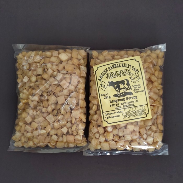 

NEW Krupuk rambak/krupuk rambak mentah kulit sapi asli kotak kecil 250 gr