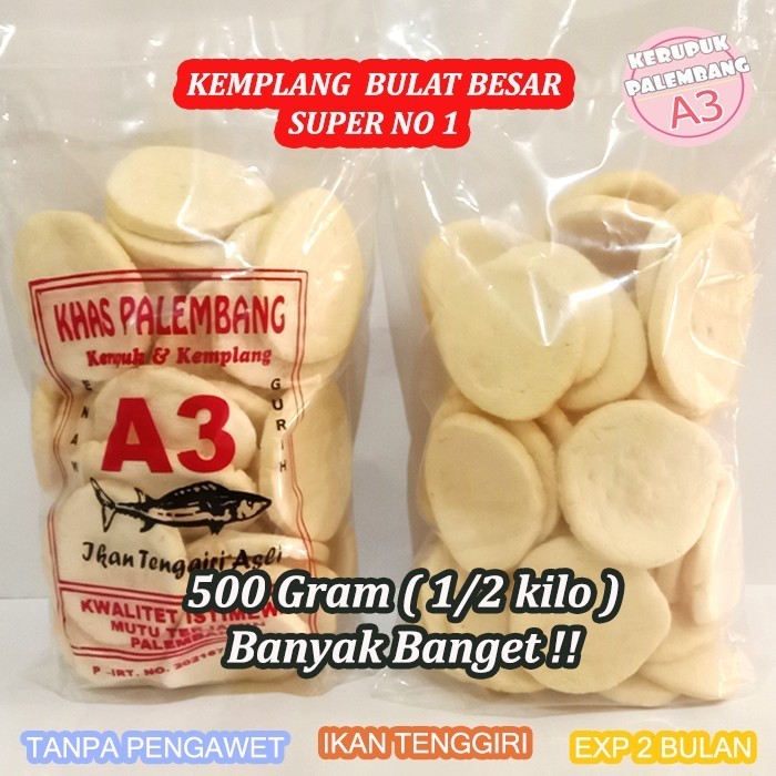 

HEMAT KEMPLANG IKAN TENGGIRI SUPER BULAT BESAR KERUPUK SUPER BULAT BESAR