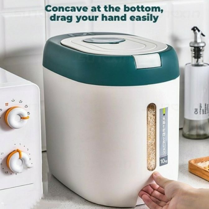 Tempat beras/Wadah beras anti kutu/Dispenser Beras
