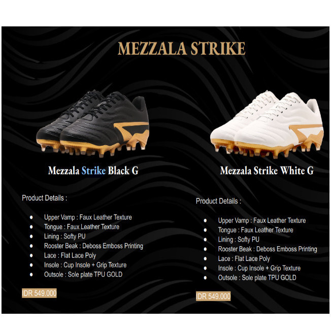 Sepatu Bola Brodo Mezzala Strike Fg