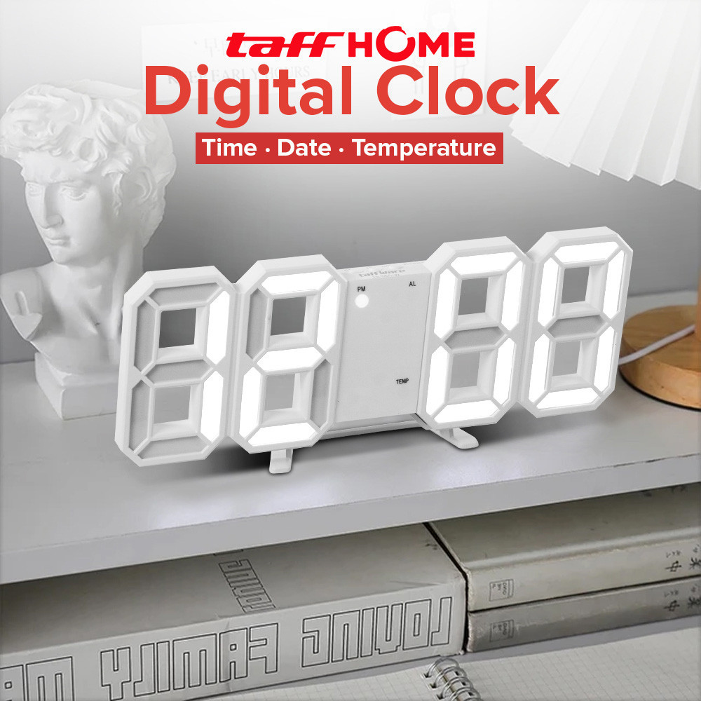 Buzper Jam Meja LED Digital Clock - TS60