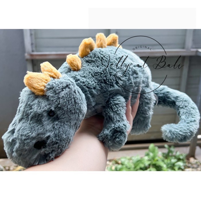 Jellycat Douglas Dino Medium New Original Boneka Dinosaurus Green