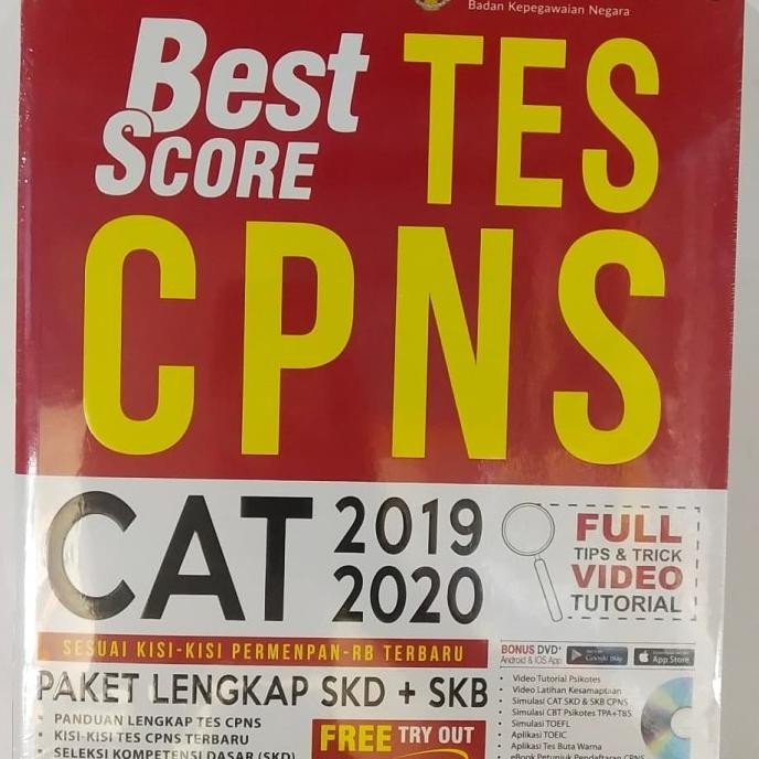 

Buku best score TES CPNS CAT 2019-2020 terlaris dan termurah