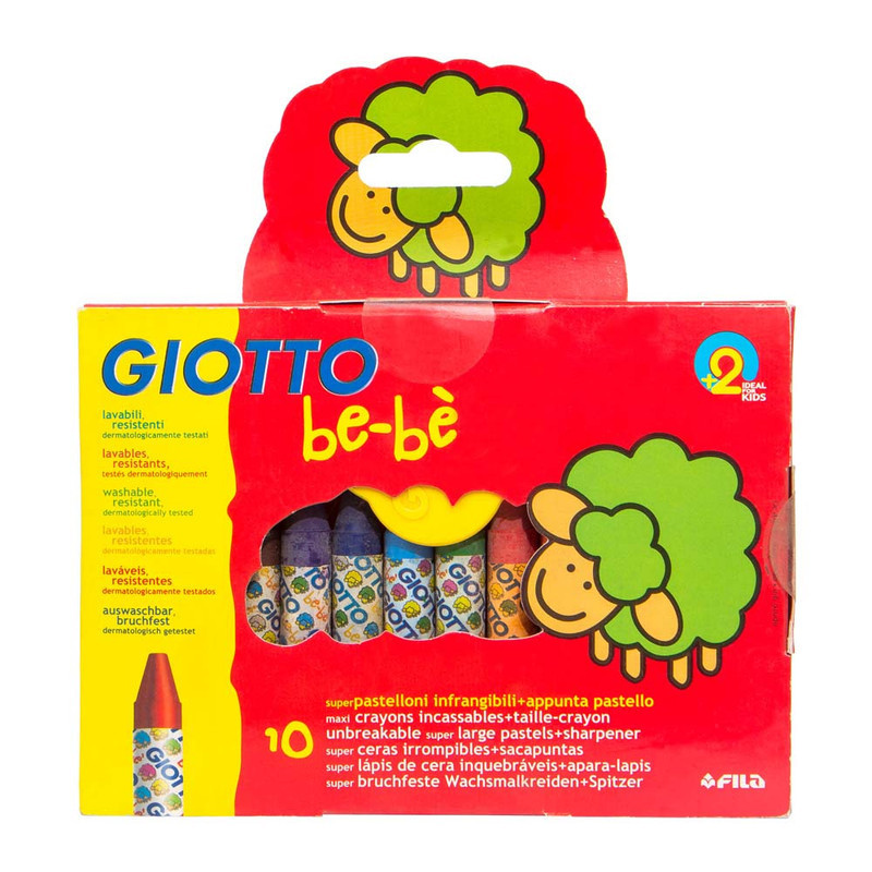 

Giotto Bebe Unbreakable Pastel + Sharpener