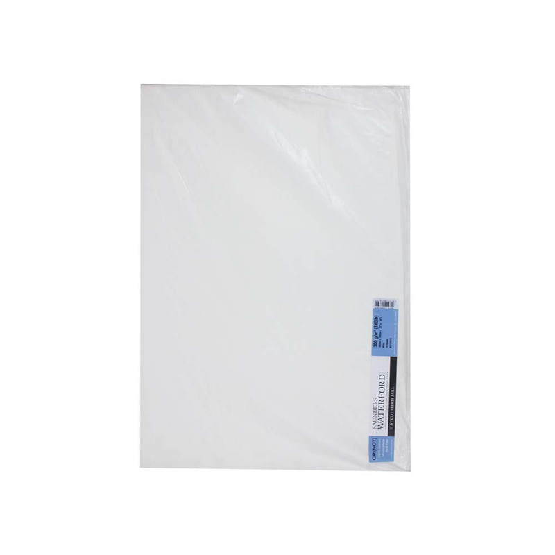 

St Cuthberts Mill Saunders Waterford Cold Pressed White (4 Deckle Edges) 560X760Mm 300G